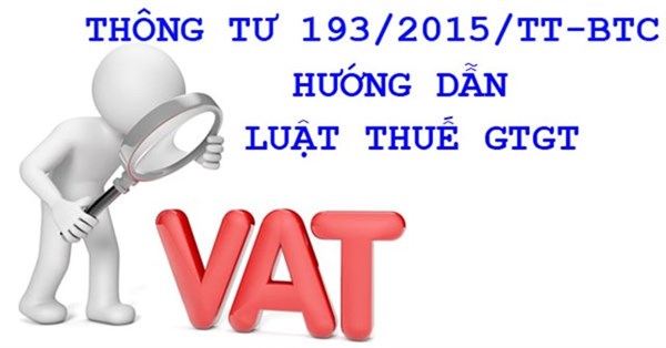 Thông tư 193 năm 2015 sửa đổi bổ xung thông tư 219