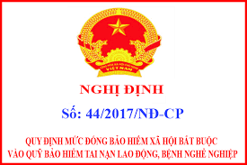 Nghị định số 44/2017 của Chính Phủ về mức đóng Bảo hiểm xã hội